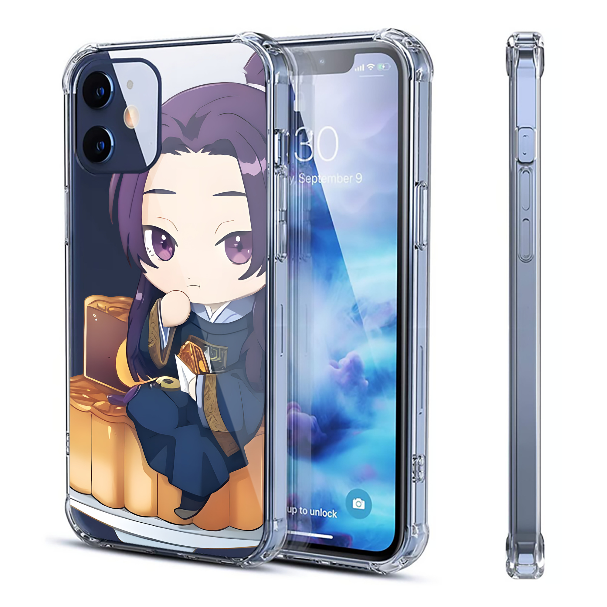 （画像用） 薬屋のひとりごと The Apothecary Diaries 【iPhone 12シリーズ対応】透明スマホケース（クリアソフトケース）